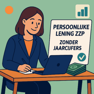 Persoonlijke lening zzp zonder jaarcijfers