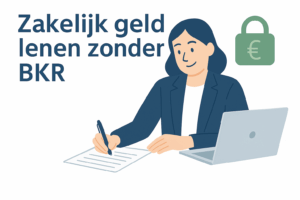zakelijk geld lenen zonder bkr