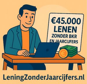 45000 euro lenen zonder bkr of jaarcijfers