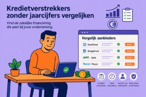 Kredietverstrekkers zonder jaarcijfers vergelijken